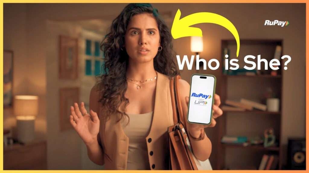 Rupay Credit Card Ad Girl